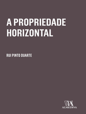 cover image of A Propriedade Horizontal